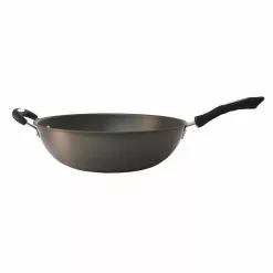 Hard Anodized 13.4 in. Wok / Cookware with Lid by SPT 7 Hard Anodized 13.4 in. Wok / Cookware with Lid by SPT -Cookware Sales Shop spt woks stir fry pans sk 7342 4f 1000