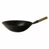 Large 15.75 in. Black Cool Roll Iron Wok with Wood Handle by SPT 1 Large 15.75 in. Black Cool Roll Iron Wok with Wood Handle by SPT -Cookware Sales Shop spt woks stir fry pans sl pa400ca 64 1000