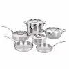 French Classic 10-Piece Stainless Cookware Set with Lids by Cuisinart 2 French Classic 10-Piece Stainless Cookware Set with Lids by Cuisinart -Cookware Sales Shop stainless cuisinart pot pan sets fct 10 64 1000