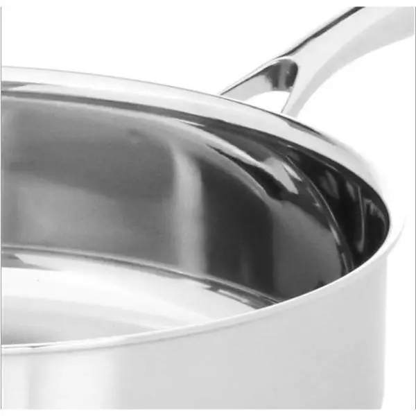 Black Cube Stainless, Saute Pan with Lid, 11 in. Dia., 4.5 qt. by Frieling 4 Black Cube Stainless, Saute Pan with Lid, 11 in. Dia., 4.5 qt. by Frieling - Image 2