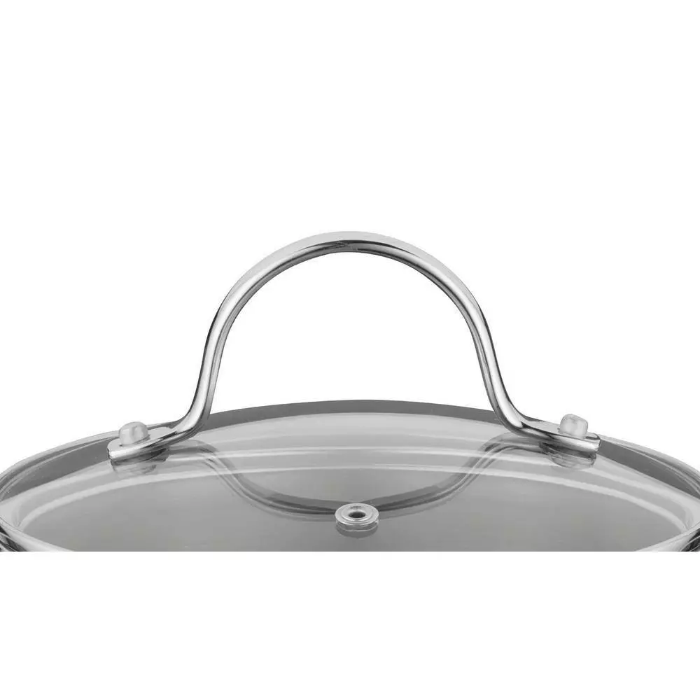 Essentials Comfort 1.7 qt. Round Stainless Steel Casserole Dish with Glass Lid by BergHOFF 5 Essentials Comfort 1.7 qt. Round Stainless Steel Casserole Dish with Glass Lid by BergHOFF - Image 3