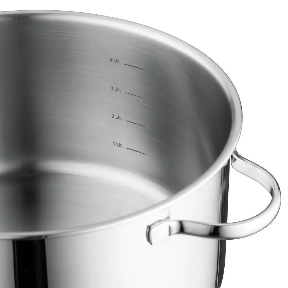Essentials Comfort 1.7 qt. Round Stainless Steel Casserole Dish with Glass Lid by BergHOFF 4 Essentials Comfort 1.7 qt. Round Stainless Steel Casserole Dish with Glass Lid by BergHOFF - Image 2