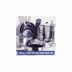 Tri-Ply Stainless Steel Ceramic Nonstick 15 piece Cookware Set by Blue Diamond 11 Tri-Ply Stainless Steel Ceramic Nonstick 15 piece Cookware Set by Blue Diamond -Cookware Sales Shop stainless steel blue diamond pot pan sets cc004822 001 1f 1000