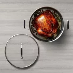 Select 5 qt. Round Stainless Steel Dutch Oven with Glass Lid by Calphalon 9 Select 5 qt. Round Stainless Steel Dutch Oven with Glass Lid by Calphalon -Cookware Sales Shop stainless steel calphalon dutch ovens 2067143 1f 1000