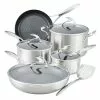 10-Piece Stainless Steel Cookware in Silver by Circulon -Cookware Sales Shop stainless steel circulon pot pan sets 70057 64 1000