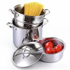 Classic 12 qt. Stainless Steel Pasta Stockpot Cooker Steamer Multi-Pot Set by Cooks Standard 9 Classic 12 qt. Stainless Steel Pasta Stockpot Cooker Steamer Multi-Pot Set by Cooks Standard -Cookware Sales Shop stainless steel cooks standard stock pots 02568 4f 1000