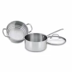 Chef's Classic 17-Piece Stainless Steel Cookware Set by Cuisinart 13 Chef's Classic 17-Piece Stainless Steel Cookware Set by Cuisinart -Cookware Sales Shop stainless steel cuisinart pot pan sets 77 17n 44 1000
