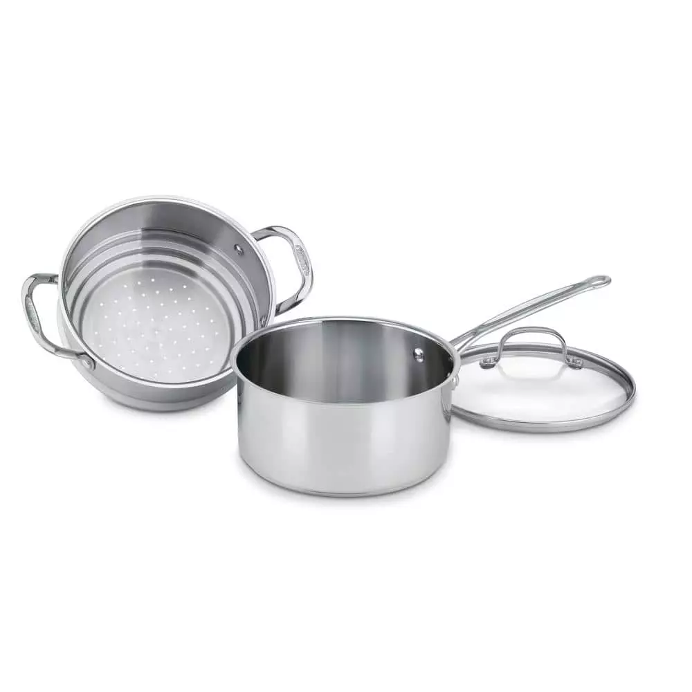 Chef's Classic 17-Piece Stainless Steel Cookware Set by Cuisinart 7 Chef's Classic 17-Piece Stainless Steel Cookware Set by Cuisinart - Image 5