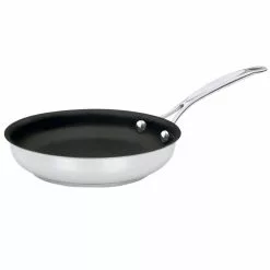 Chef's Classic 8 in. Stainless Steel Nonstick Skillet by Cuisinart