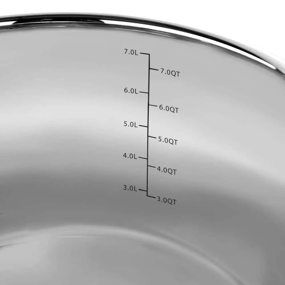 8 qt. Stainless Steel Dutch Oven with Lid by BERGNER 6 8 qt. Stainless Steel Dutch Oven with Lid by BERGNER - Image 4