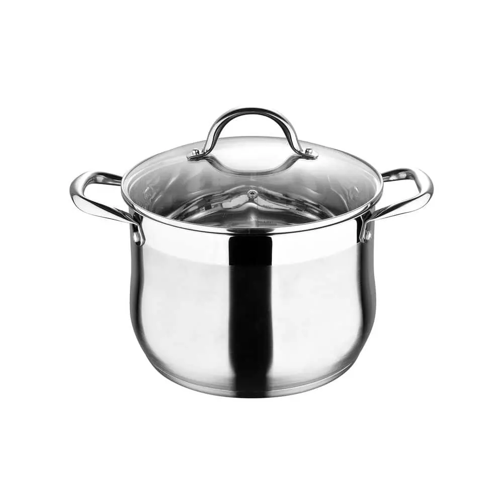 8 qt. Stainless Steel Dutch Oven with Lid by BERGNER 5 8 qt. Stainless Steel Dutch Oven with Lid by BERGNER - Image 3