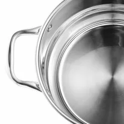 8 qt. Stainless Steel Dutch Oven with Lid by BERGNER 15 8 qt. Stainless Steel Dutch Oven with Lid by BERGNER -Cookware Sales Shop stainless steel dutch ovens bgus10108sts 76 1000