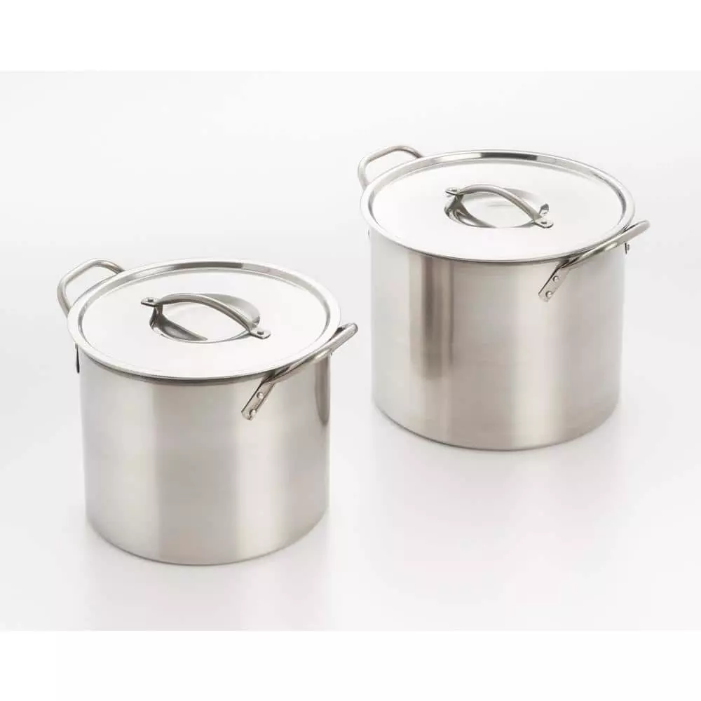 4-Piece Stainless Steel Stock Pot Set by ExcelSteel 3 4-Piece Stainless Steel Stock Pot Set by ExcelSteel