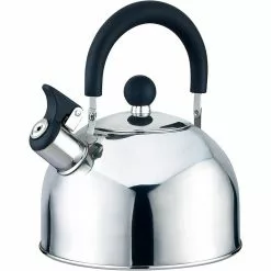 10-Cup Stainless Steel 2.5 qt. Whistling Tea Kettle by J&V TEXTILES