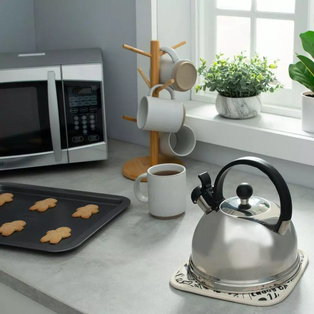 10-Cup Stainless Steel 2.5L Tea Kettle by Kitchen Details 4 10-Cup Stainless Steel 2.5L Tea Kettle by Kitchen Details - Image 2