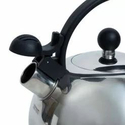 10-Cup Stainless Steel 2.5L Tea Kettle by Kitchen Details 13 10-Cup Stainless Steel 2.5L Tea Kettle by Kitchen Details -Cookware Sales Shop stainless steel kitchen details tea kettles 3539 fa 1000