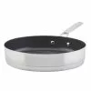 3-Ply Base Stainless Steel Nonstick Round Grill Pan, 10.25 in., Brushed Stainless Steel by KitchenAid 2 3-Ply Base Stainless Steel Nonstick Round Grill Pan, 10.25 in., Brushed Stainless Steel by KitchenAid -Cookware Sales Shop stainless steel kitchenaid grill pans 71012 64 1000