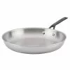 12.25 in. Polished Stainless Steel Frying Pan by KitchenAid -Cookware Sales Shop stainless steel kitchenaid skillets 30007 64 1000