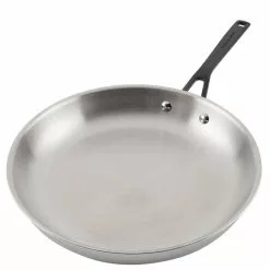 12.25 in. Polished Stainless Steel Frying Pan by KitchenAid 16 12.25 in. Polished Stainless Steel Frying Pan by KitchenAid -Cookware Sales Shop stainless steel kitchenaid skillets 30007 76 1000