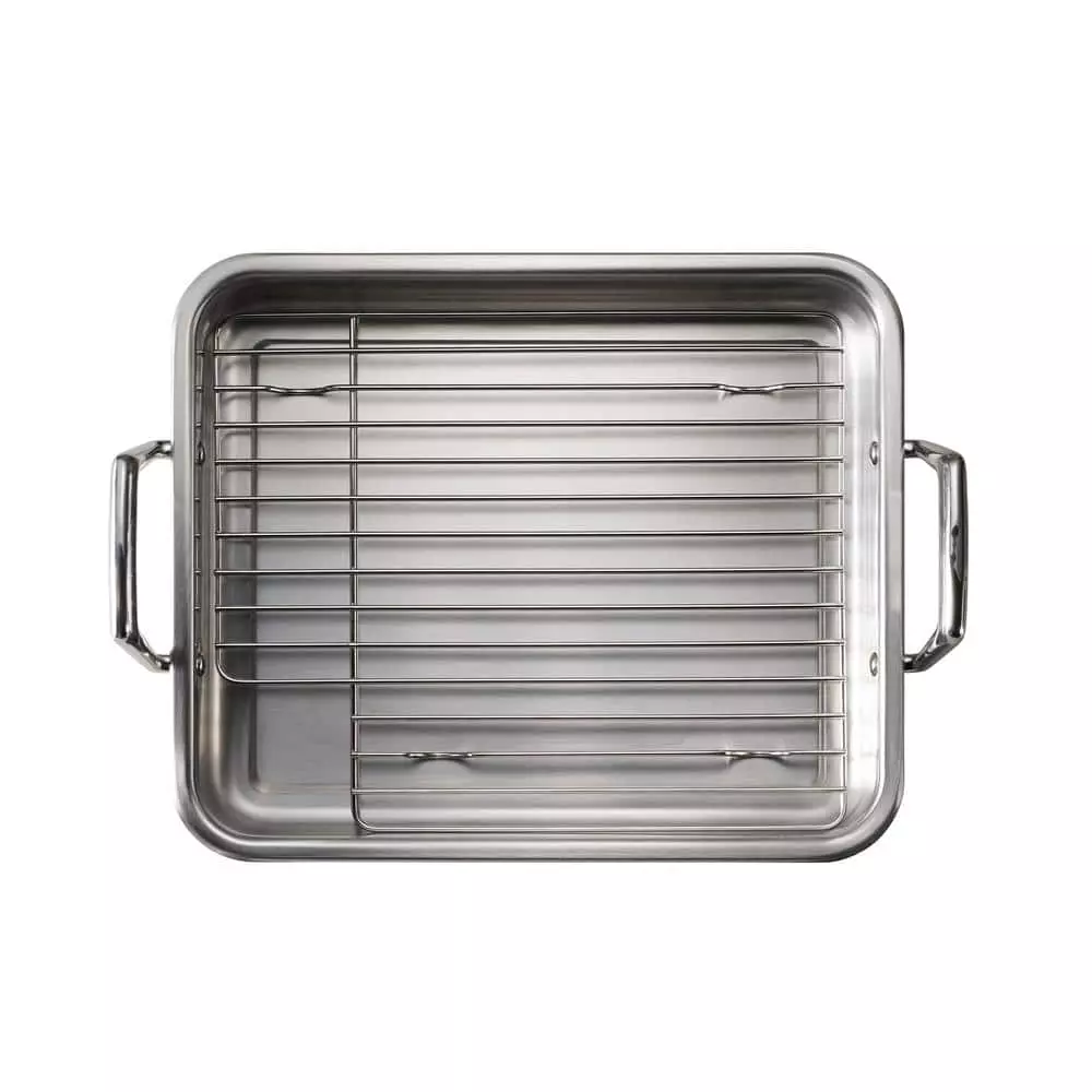 Gourmet Prima 5 Qt. Stainless Steel Roasting Pan by Tramontina 4 Gourmet Prima 5 Qt. Stainless Steel Roasting Pan by Tramontina - Image 2