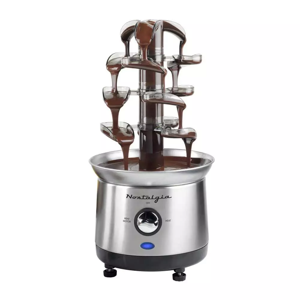 1 qt. Stainless Steel Cascading Chocolate Fondue Pot by Nostalgia 7 1 qt. Stainless Steel Cascading Chocolate Fondue Pot by Nostalgia - Image 5