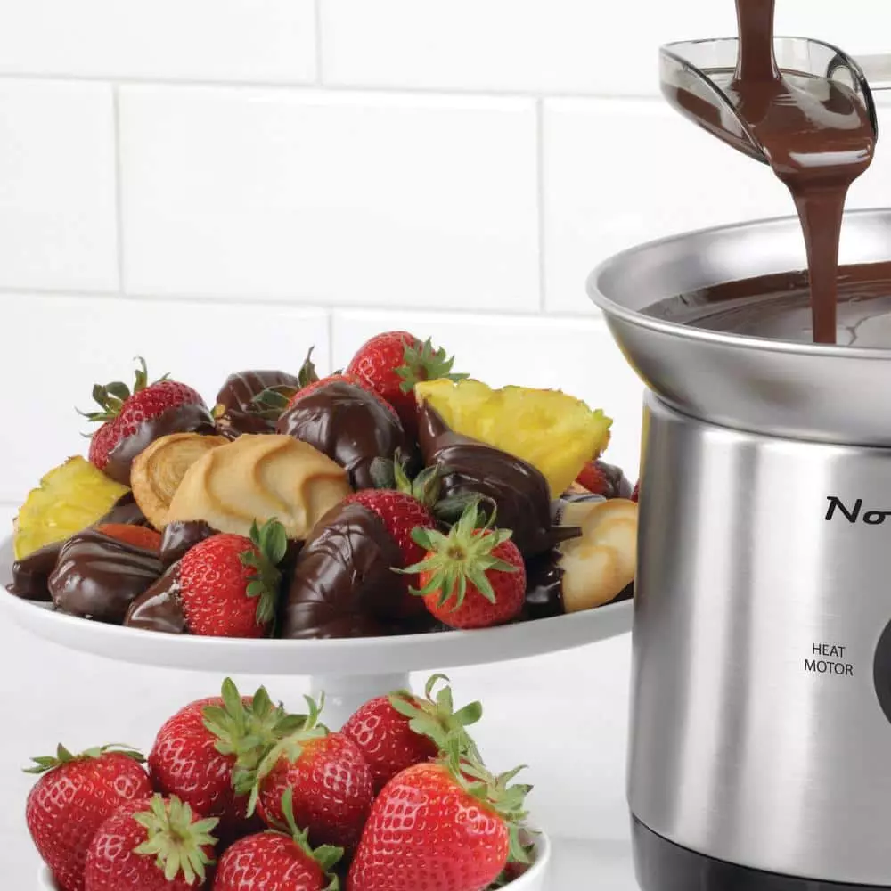 1 qt. Stainless Steel Cascading Chocolate Fondue Pot by Nostalgia 8 1 qt. Stainless Steel Cascading Chocolate Fondue Pot by Nostalgia - Image 6