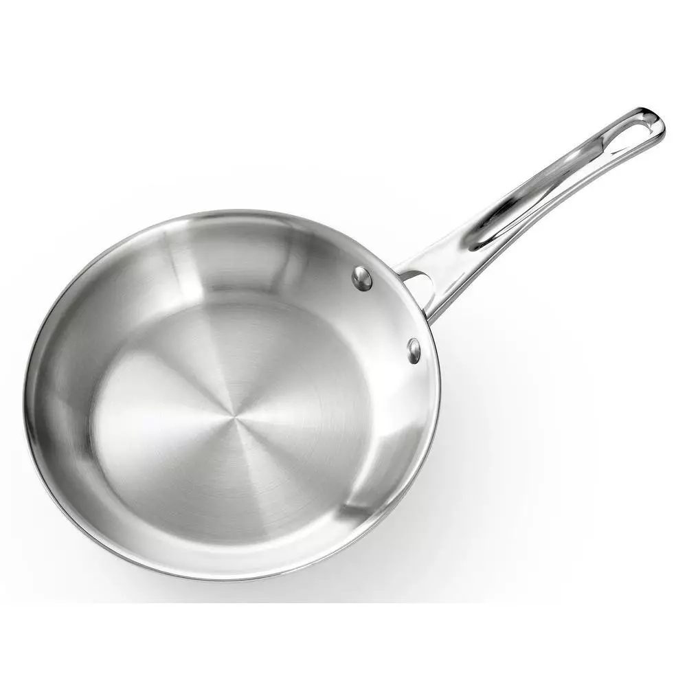 Professional Series 8 in. Stainless Steel Earth Frying Pan 100% PTFE-Free Restaurant Edition by Ozeri 4 Professional Series 8 in. Stainless Steel Earth Frying Pan 100% PTFE-Free Restaurant Edition by Ozeri - Image 2