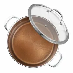 Giro 10 Piece Stainless Steel Nonstick Cookware Set with Lids in Silver by MasterPRO 14 Giro 10 Piece Stainless Steel Nonstick Cookware Set with Lids in Silver by MasterPRO -Cookware Sales Shop stainless steel pot pan sets mpus10164stsms 44 1000