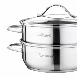 Miki 14-Piece Stainless Steel Non Stick Cookware Set by Velaze 16 Miki 14-Piece Stainless Steel Non Stick Cookware Set by Velaze -Cookware Sales Shop stainless steel pot pan sets vlz gb 14 66 1000