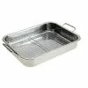 Stainless Steel Roasting Pan with Rack by Unbranded -Cookware Sales Shop stainless steel roasting pans mw3553 64 1000