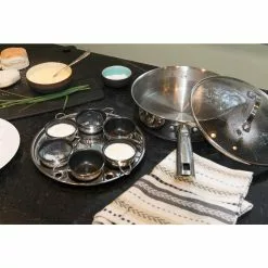 Endurance 9-Piece 6-Egg Poacher Set by RSVP International 7 Endurance 9-Piece 6-Egg Poacher Set by RSVP International -Cookware Sales Shop stainless steel rsvp international egg poachers poach 6in 4f 1000