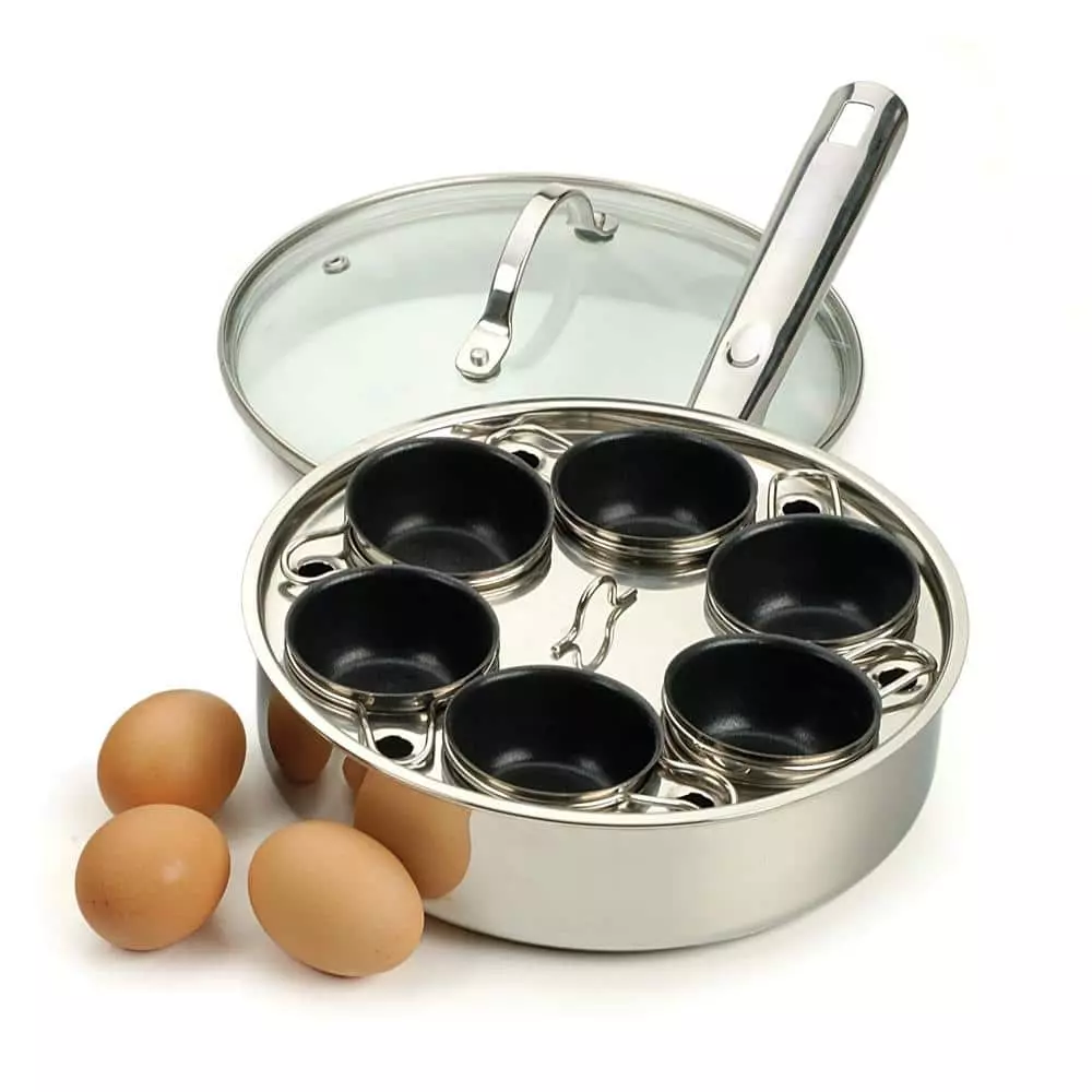 Endurance 9-Piece 6-Egg Poacher Set by RSVP International 3 Endurance 9-Piece 6-Egg Poacher Set by RSVP International