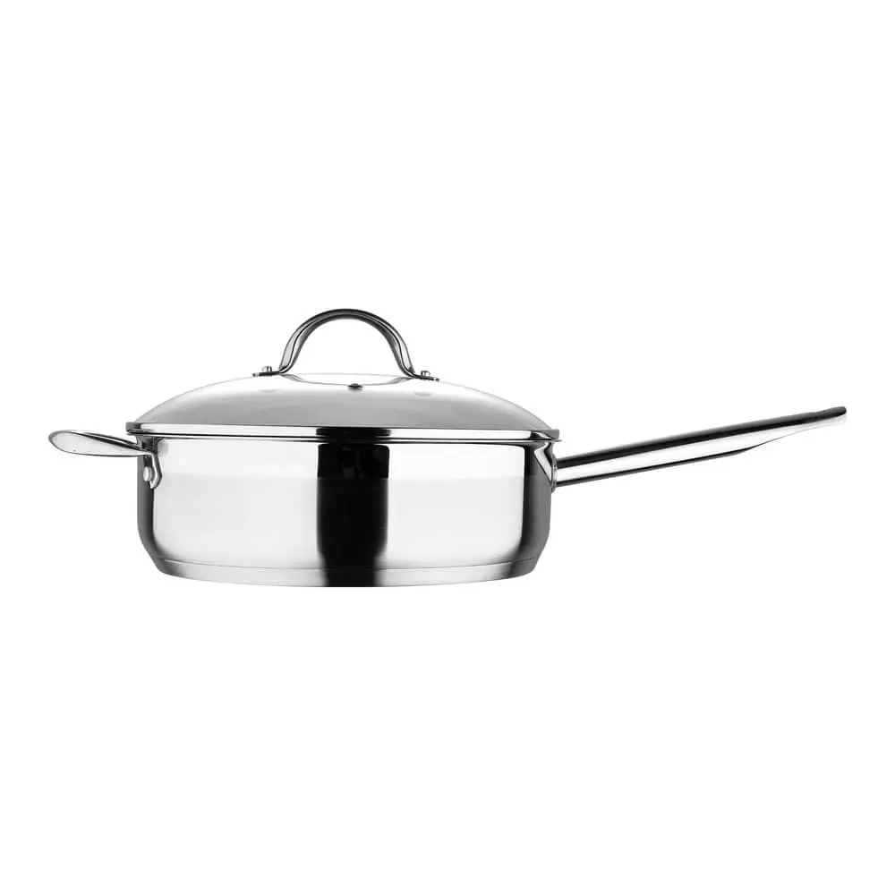 5 qt. Stainless Steel Saute Pan with Lid by BERGNER 8 5 qt. Stainless Steel Saute Pan with Lid by BERGNER - Image 6
