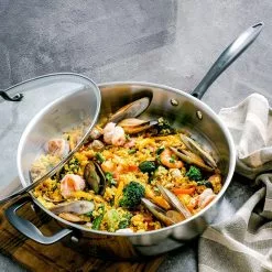 5 Qt. 12 in. Tri-Ply Stainless Steel Saute Pan by GRANDTIES -Cookware Sales Shop stainless steel saute pans gt302110501 44 1000