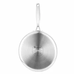 Giro 3 qt. Stainless Steel Nonstick Saute Pan with Lid by MasterPRO -Cookware Sales Shop stainless steel saute pans mpus10163stsms 1f 1000
