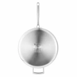 5CX 6 qt. Stainless Steel 5-Ply Copper Core Deep Saute Pan with Lid by MasterPRO -Cookware Sales Shop stainless steel saute pans mpus10186stsms 76 1000