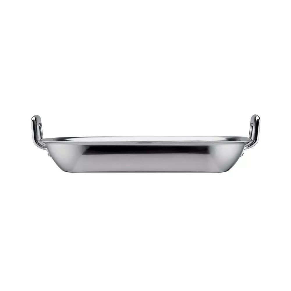 Gourmet Prima 7 Qt. Stainless Steel Roasting Pan with Basting Rack by Tramontina 6 Gourmet Prima 7 Qt. Stainless Steel Roasting Pan with Basting Rack by Tramontina - Image 4