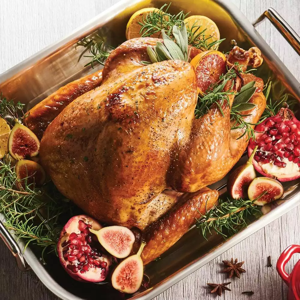 Gourmet Prima 7 Qt. Stainless Steel Roasting Pan with Basting Rack by Tramontina 8 Gourmet Prima 7 Qt. Stainless Steel Roasting Pan with Basting Rack by Tramontina - Image 6