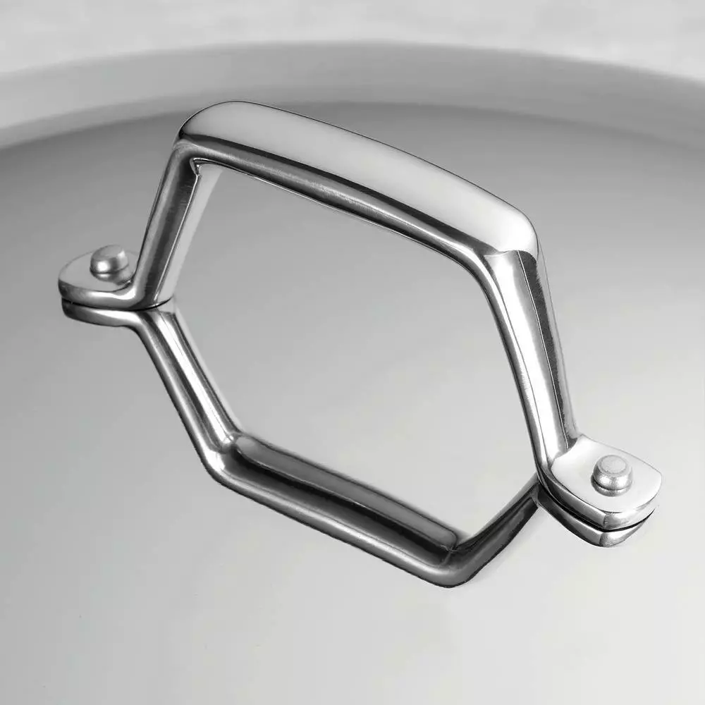 Gourmet Prima 5 qt. Round Stainless Steel Dutch Oven with Lid by Tramontina 8 Gourmet Prima 5 qt. Round Stainless Steel Dutch Oven with Lid by Tramontina - Image 6