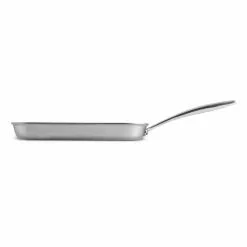 Gourmet Tri-Ply Clad 11 in. Stainless Steel Grill Pan by Tramontina -Cookware Sales Shop stainless steel tramontina grill pans 80116 072ds 40 1000