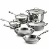 Gourmet Prima 10-Piece Stainless Steel Cookware Set by Tramontina -Cookware Sales Shop stainless steel tramontina pot pan sets 80101 202ds 64 1000