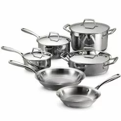 Gourmet Prima 10-Piece Stainless Steel Cookware Set by Tramontina
