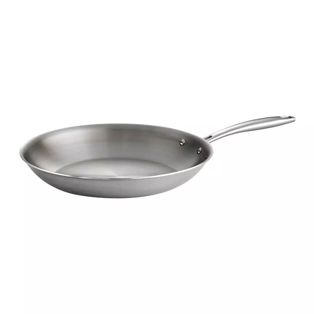 Gourmet Tri-Ply Clad 12 in. Stainless Steel Frying Pan by Tramontina 3 Gourmet Tri-Ply Clad 12 in. Stainless Steel Frying Pan by Tramontina