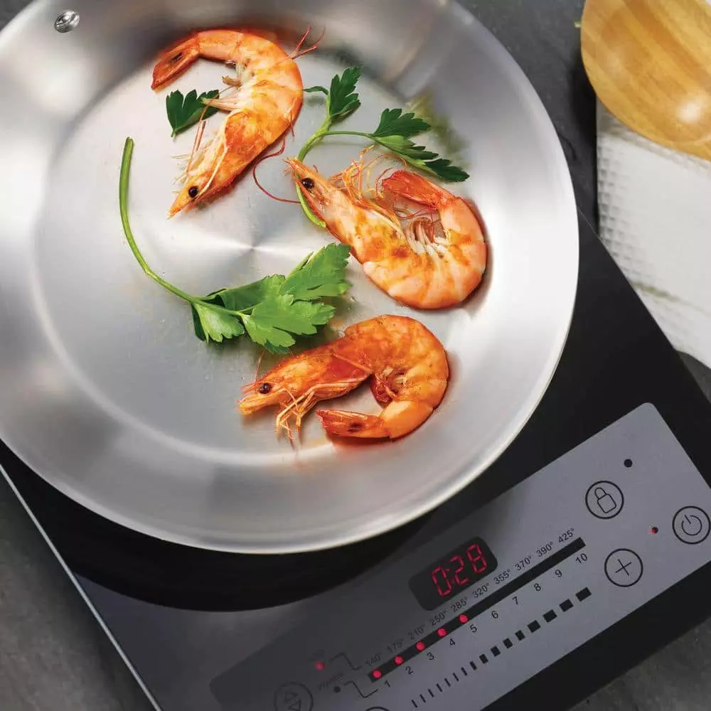 Gourmet Tri-Ply Clad 12 in. Stainless Steel Frying Pan by Tramontina 8 Gourmet Tri-Ply Clad 12 in. Stainless Steel Frying Pan by Tramontina - Image 6