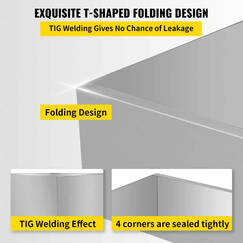 24 in. x 24 in. x 7 in. Maple Syrup Evaporator Pan 304-Stainless Steel Maple Syrup Cooker for Boiling Maple Syrup by VEVOR 6 24 in. x 24 in. x 7 in. Maple Syrup Evaporator Pan 304-Stainless Steel Maple Syrup Cooker for Boiling Maple Syrup by VEVOR - Image 4
