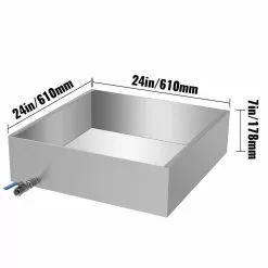 24 in. x 24 in. x 7 in. Maple Syrup Evaporator Pan 304-Stainless Steel Maple Syrup Cooker for Boiling Maple Syrup by VEVOR 18 24 in. x 24 in. x 7 in. Maple Syrup Evaporator Pan 304-Stainless Steel Maple Syrup Cooker for Boiling Maple Syrup by VEVOR -Cookware Sales Shop stainless steel vevor pot pan sets zfq24x24x70000001v0 d4 1000