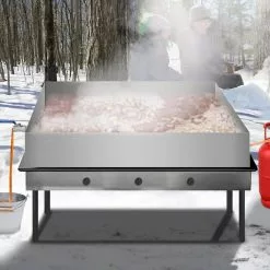 Maple Syrup Evaporator Kit 36 in. x 24 in. x 6 in. Stainless Steel Large RectanglePan MapleSyrup for Boiling MapleSyrup by VEVOR -Cookware Sales Shop stainless steel vevor pot pan sets zfq24x36x60000001v0 31 1000