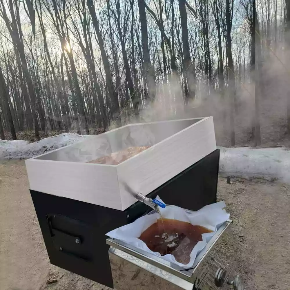 36 in. x 24 in. x 9.5 in. MapleSyrup Boiling Pan with Valve StainlessSteel Maple Syrup CookingPan for Boiling MapleSyrup by VEVOR 11 36 in. x 24 in. x 9.5 in. MapleSyrup Boiling Pan with Valve StainlessSteel Maple Syrup CookingPan for Boiling MapleSyrup by VEVOR - Image 9