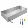 48 in. x 24 in. x 9.5 in. MapleSap EvaporatorPan with Valve StainlessSteel MapleSyrup Cooking Pan for Boiling MapleSyrup by VEVOR -Cookware Sales Shop stainless steel vevor stock pots zfq2x400000000001v0 64 1000