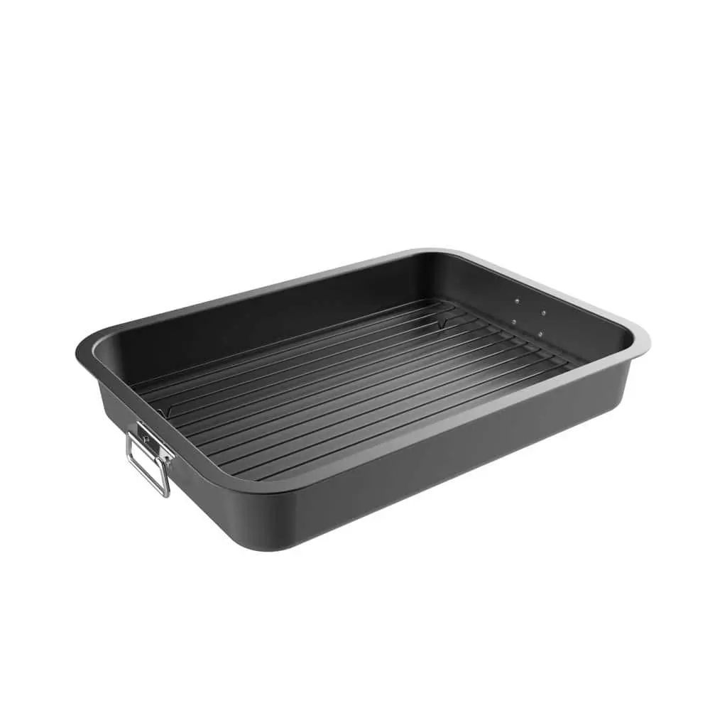 Heavy Duty Nonstick Roasting Pan with Flat Rack by Classic Cuisine 3 Heavy Duty Nonstick Roasting Pan with Flat Rack by Classic Cuisine